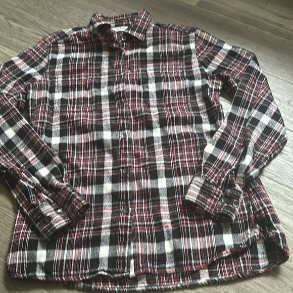 Woolrich | Red and Black Flannel Plaid Button Down Shirt Size XS - Picture 2 of 11